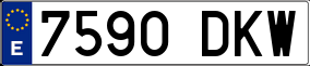 Truck License Plate